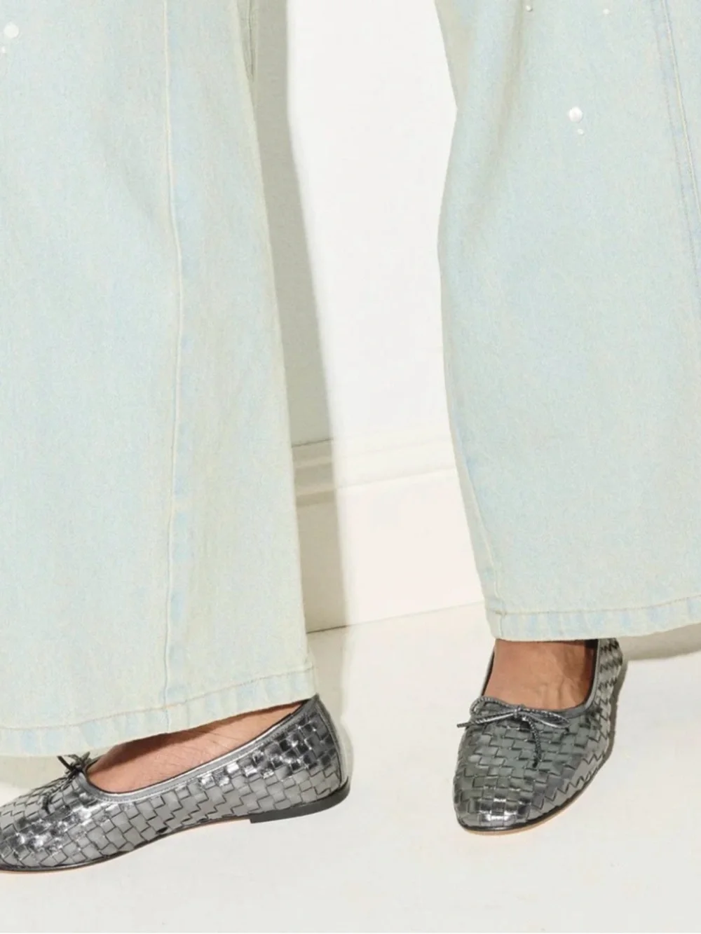 Frida Salvador Metallic Ballet Flats - gunmetal - Picture 2 of 2